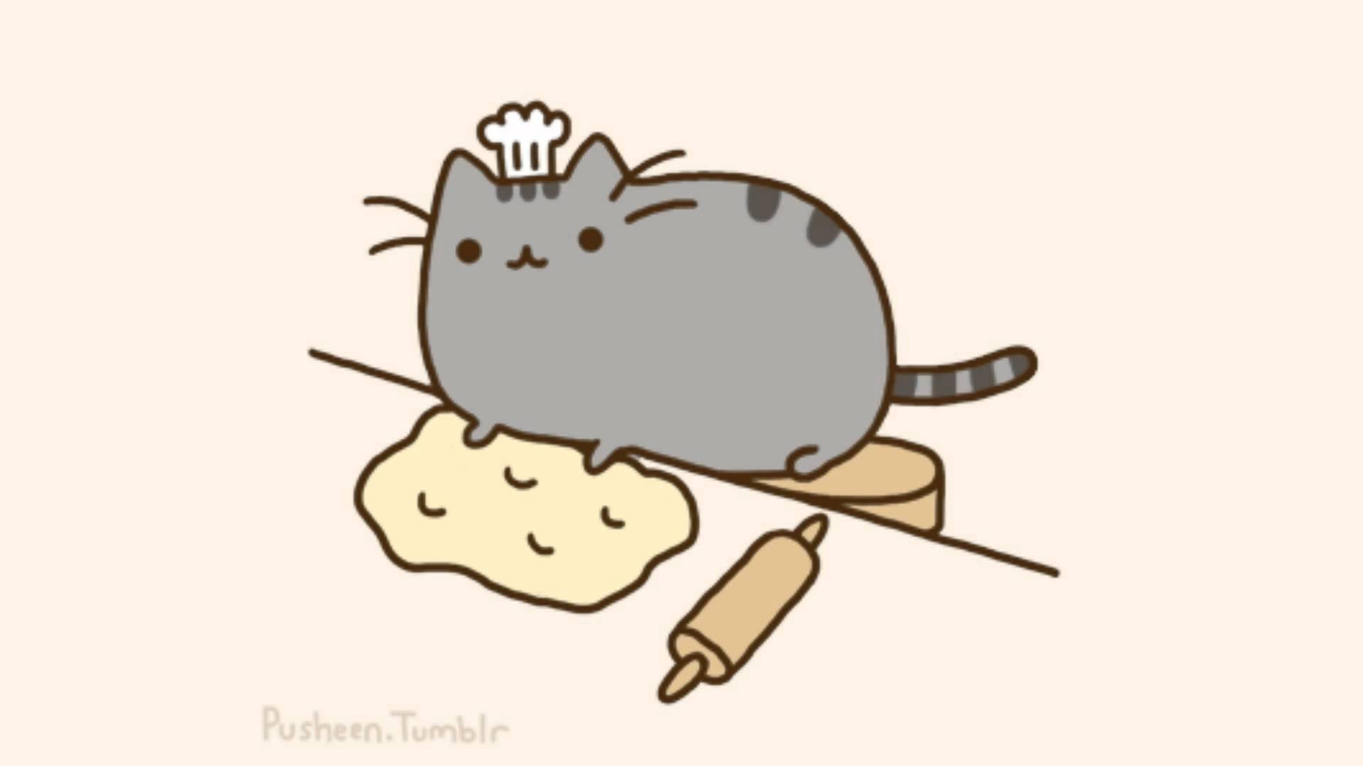 1920x1080 Pusheen Wallpaper
