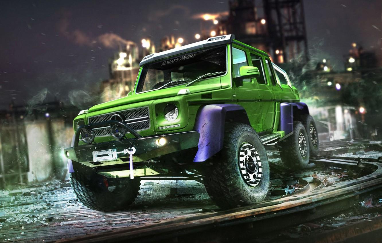 1332x850 Wallpaper Auto, Hulk, Superheroes, Auto, Superhero, Marvel, Marvel, The Hulk, Mercedes Benz G63 AMG 6x6 Image For Desktop, Section Mercedes