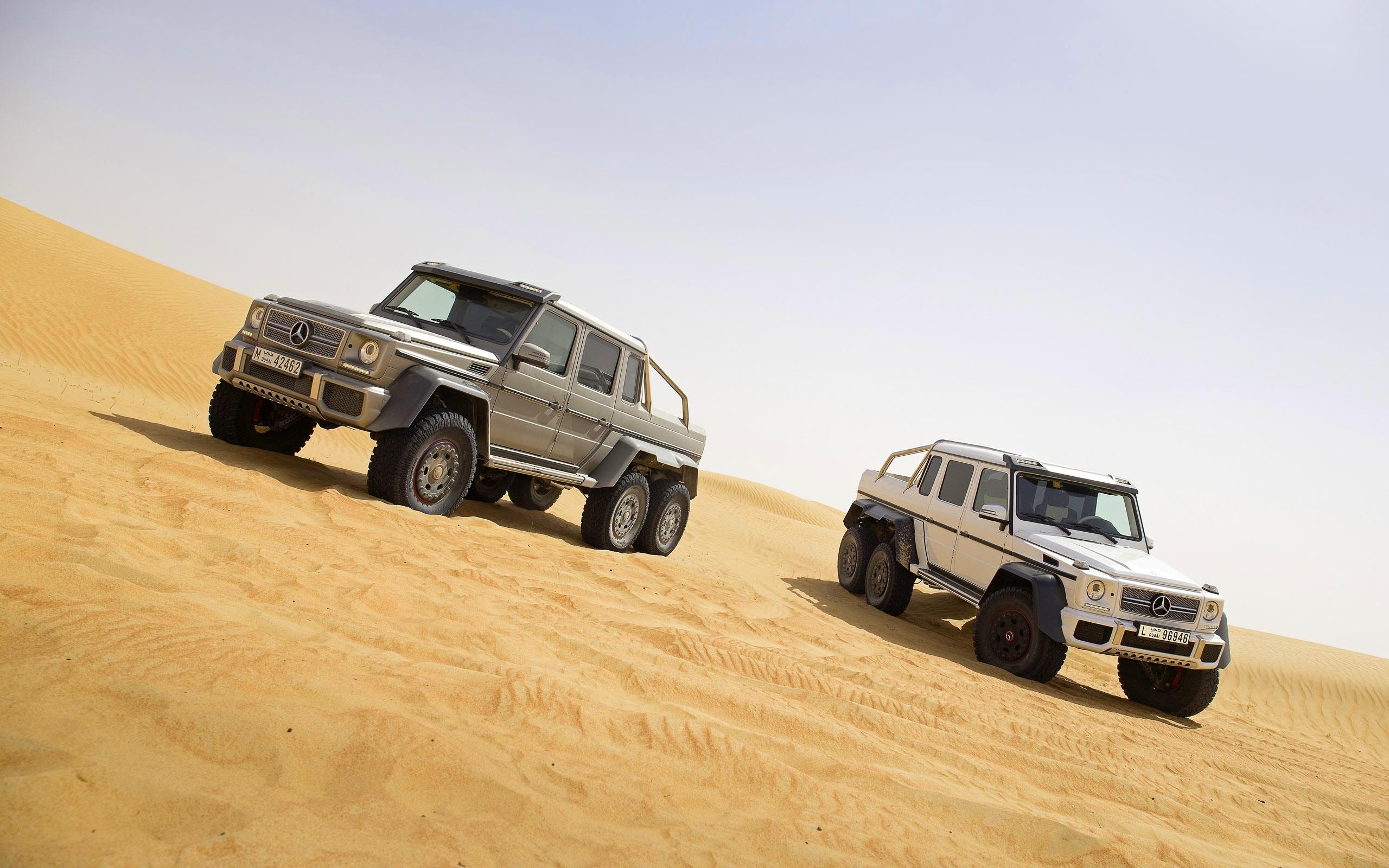 2560x1600 Mercedes Benz G63 AMG 6x6 в пустыни Wallpaper & Background Image