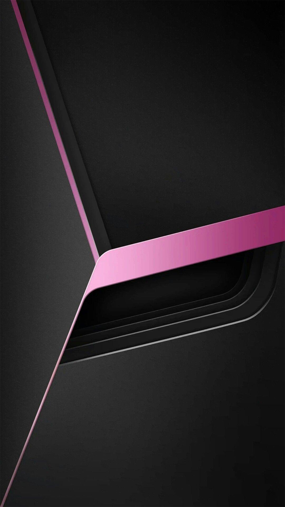 1080x1920 Pink and Black Abstract Wallpaper