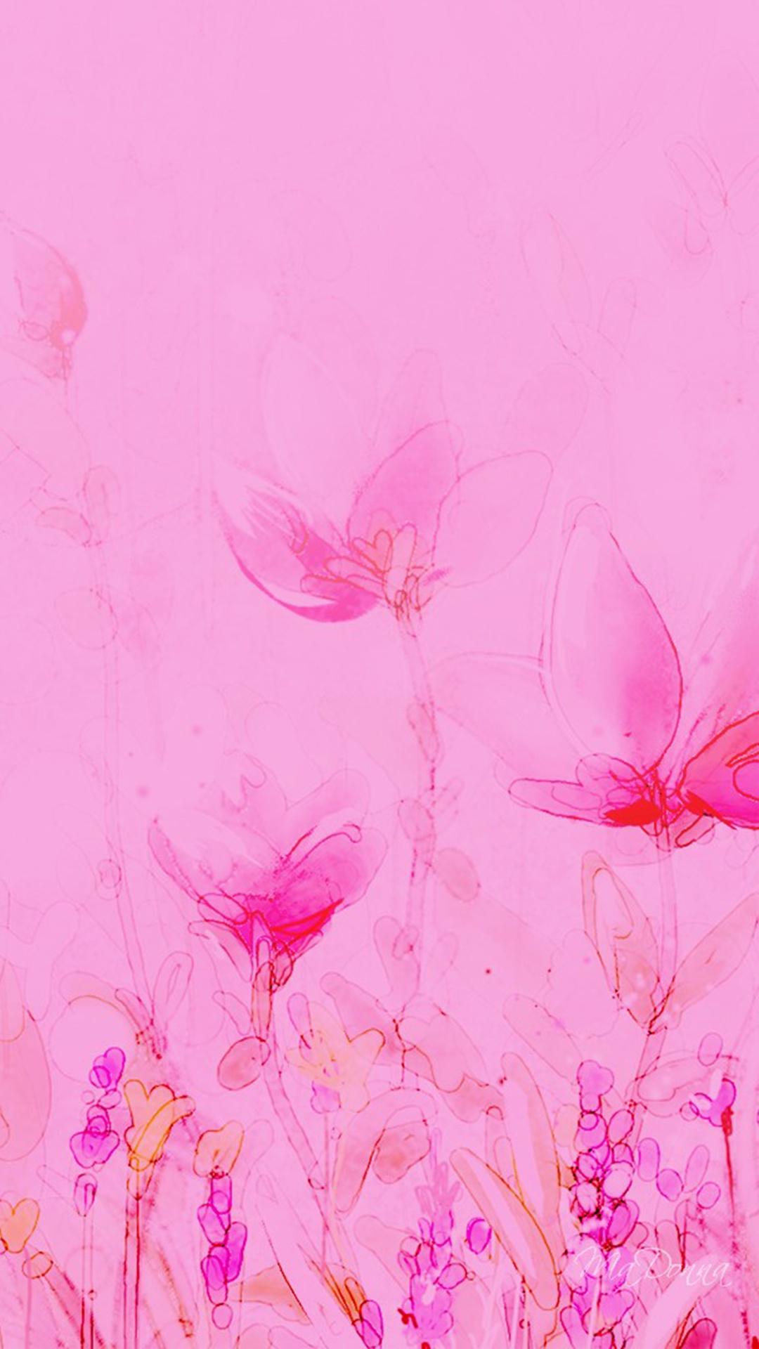 1080x1920 Pink Abstract Wallpaper iPhone Plus for Insignia 5X