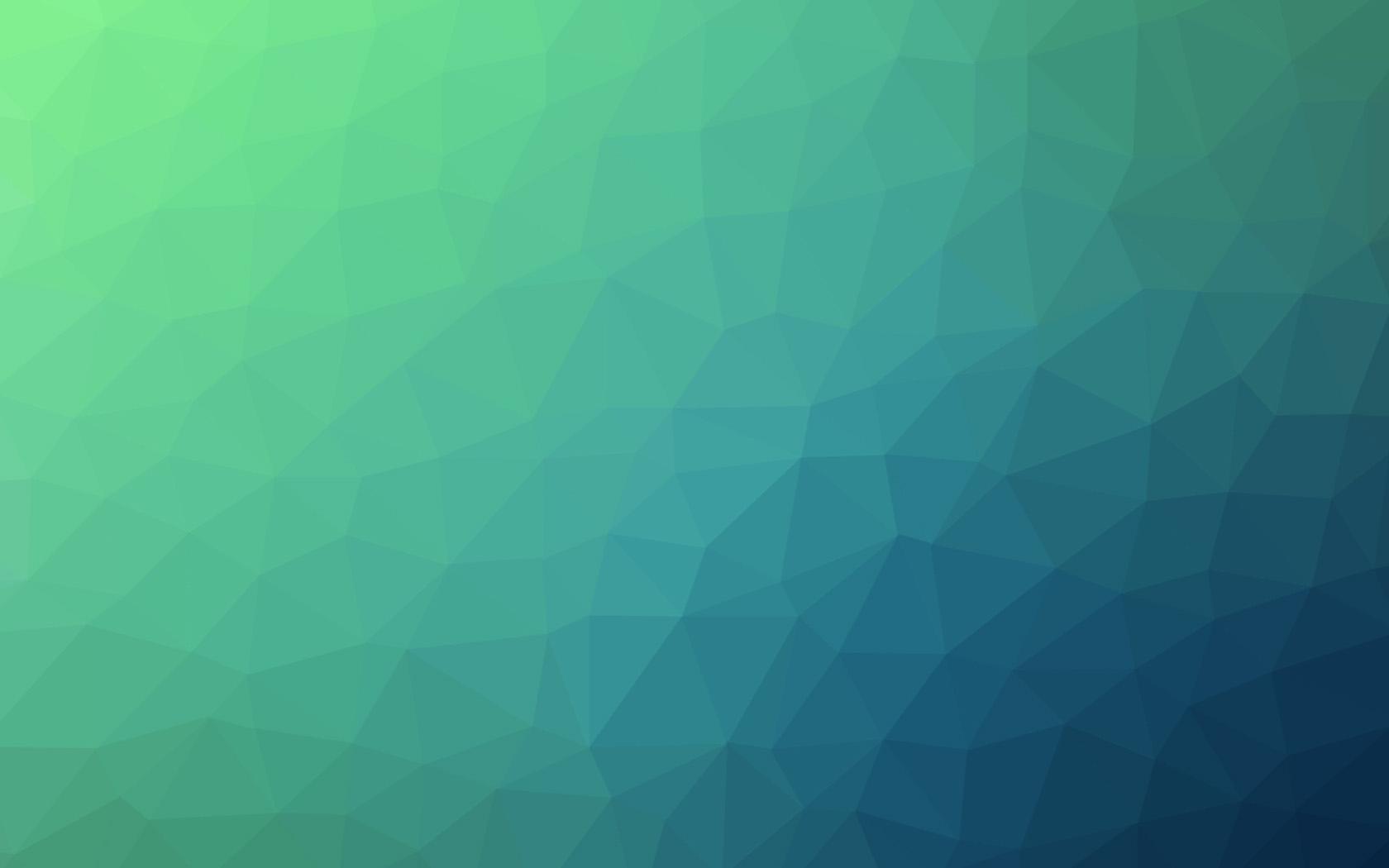 1680x1050 Poly Art Abstract Blue Green Pattern Wallpaper