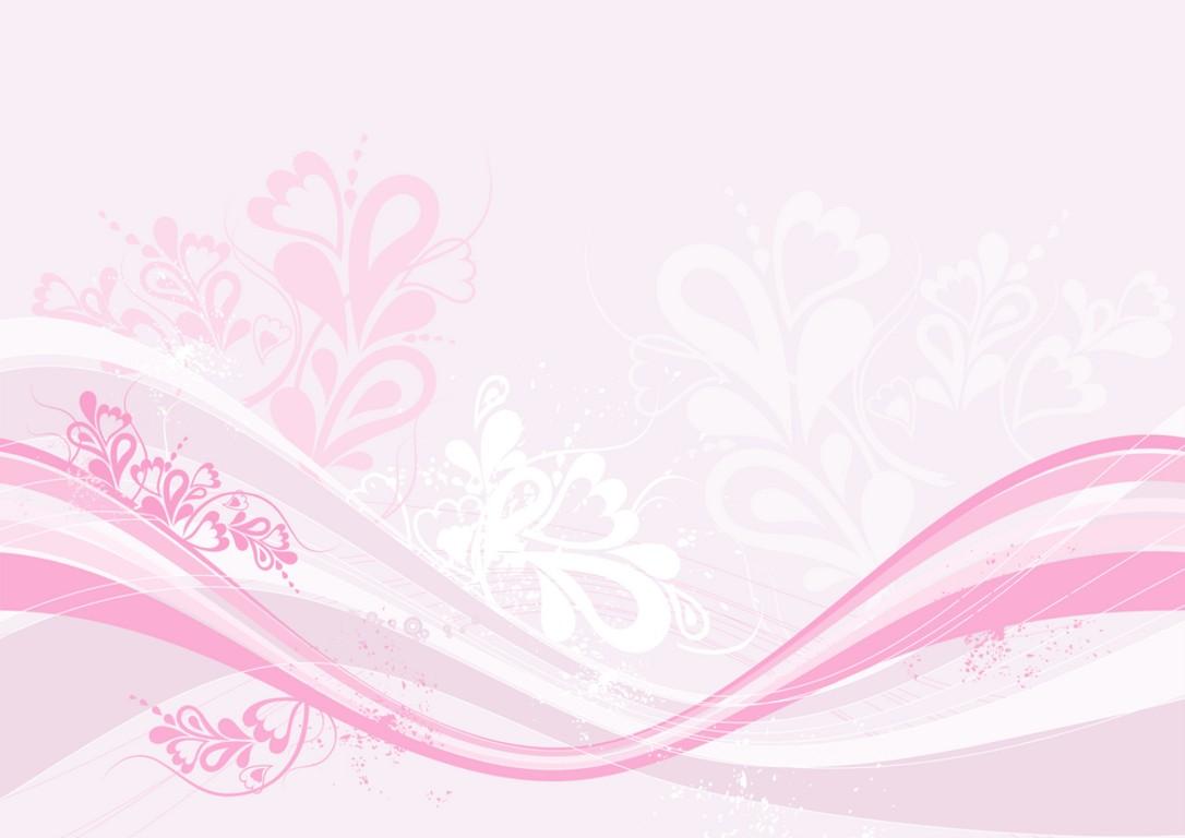 1086x768 Pink and White Floral Wallpaper