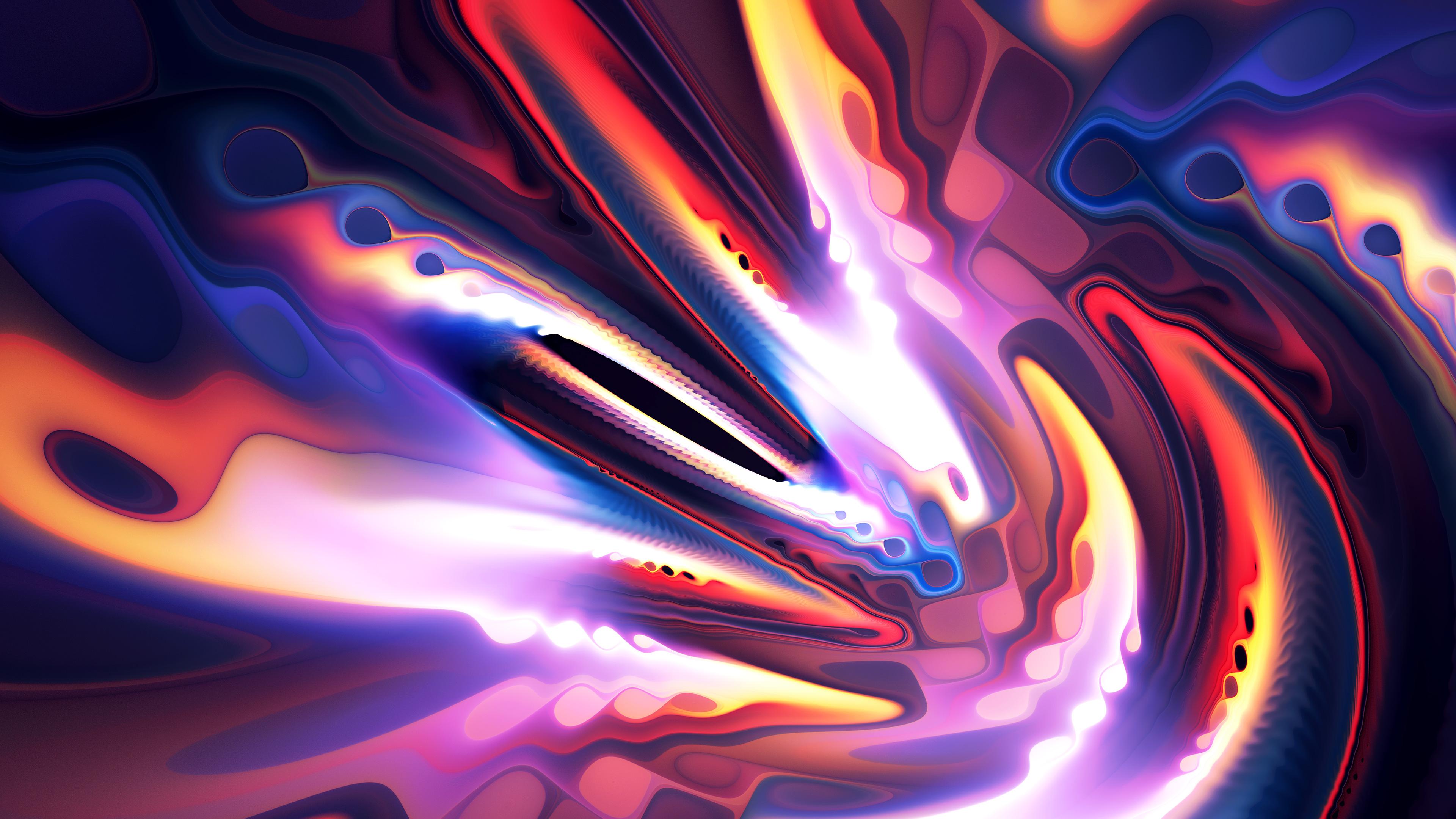 3840x2160 Wallpaper 4k Cyan Brown Abstract 4k Wallpaper