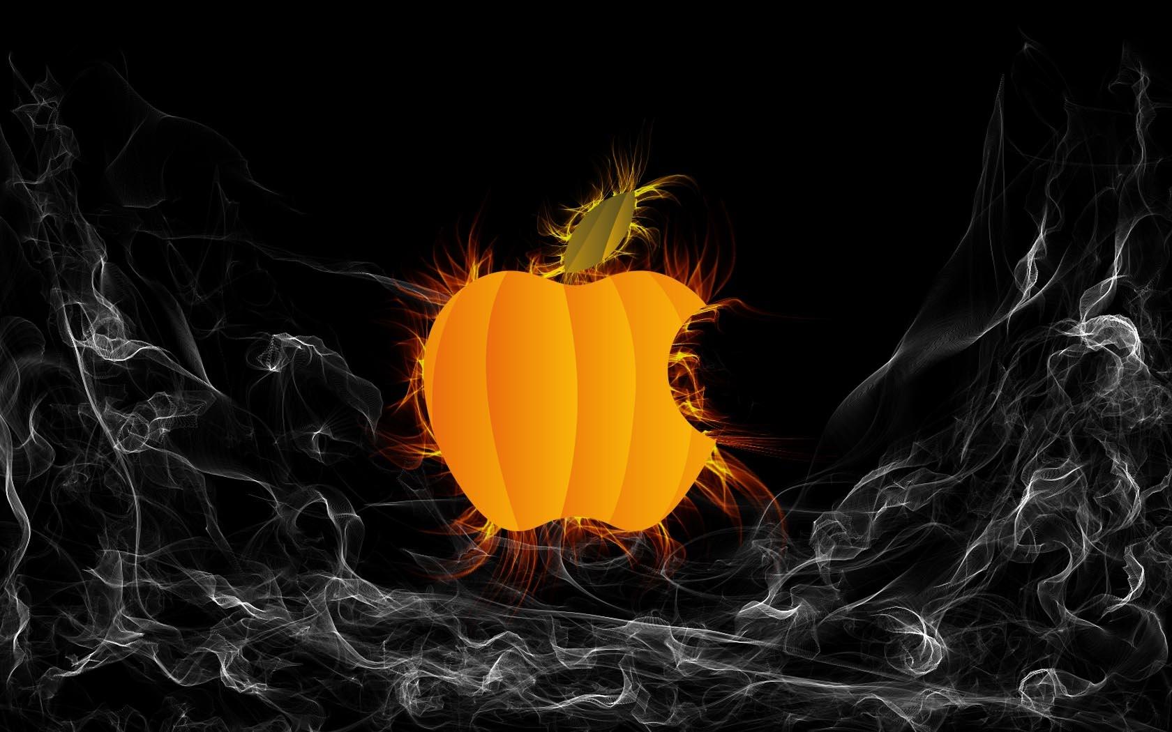 1680x1050 Apple_halloween_wallpaper 1680x1050 & Vaughan