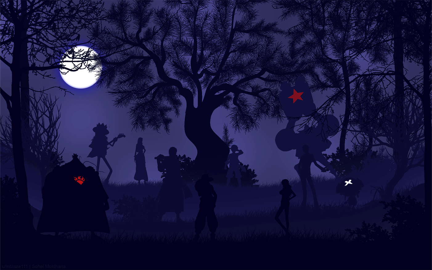 1402x876 One Piece Wallpaper I created. Inspired