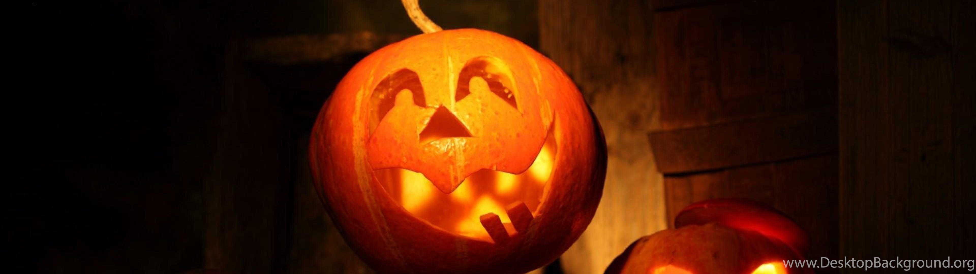 3840x1080 Dual Wide Halloween Wallpaper HD, Desktop Background 3840x1200 Desktop Background