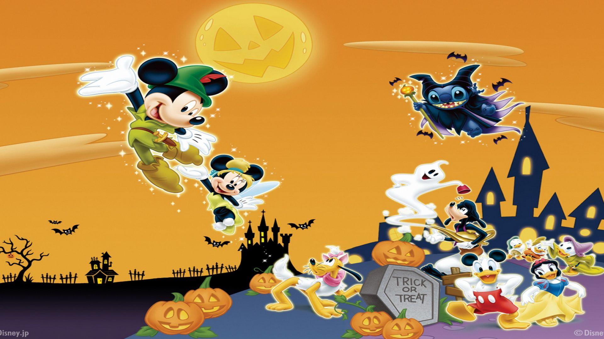 1920x1080 Halloween At Disney Land Wallpaper HD Wallpaper #ID54249. Disney halloween, Disney halloween wallpaper, Halloween wallpaper disney
