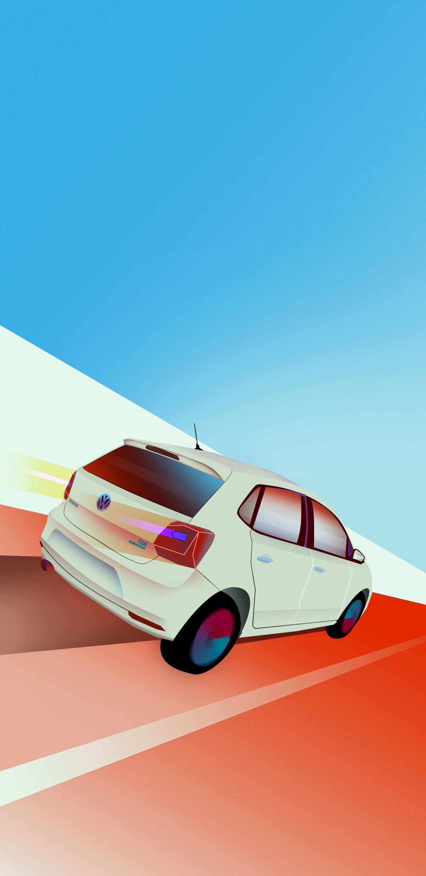 1440x2960 VW Polo Wallpaper. I created it from a picture of my old Polo. Hope you enjoy it :): Volkswagen