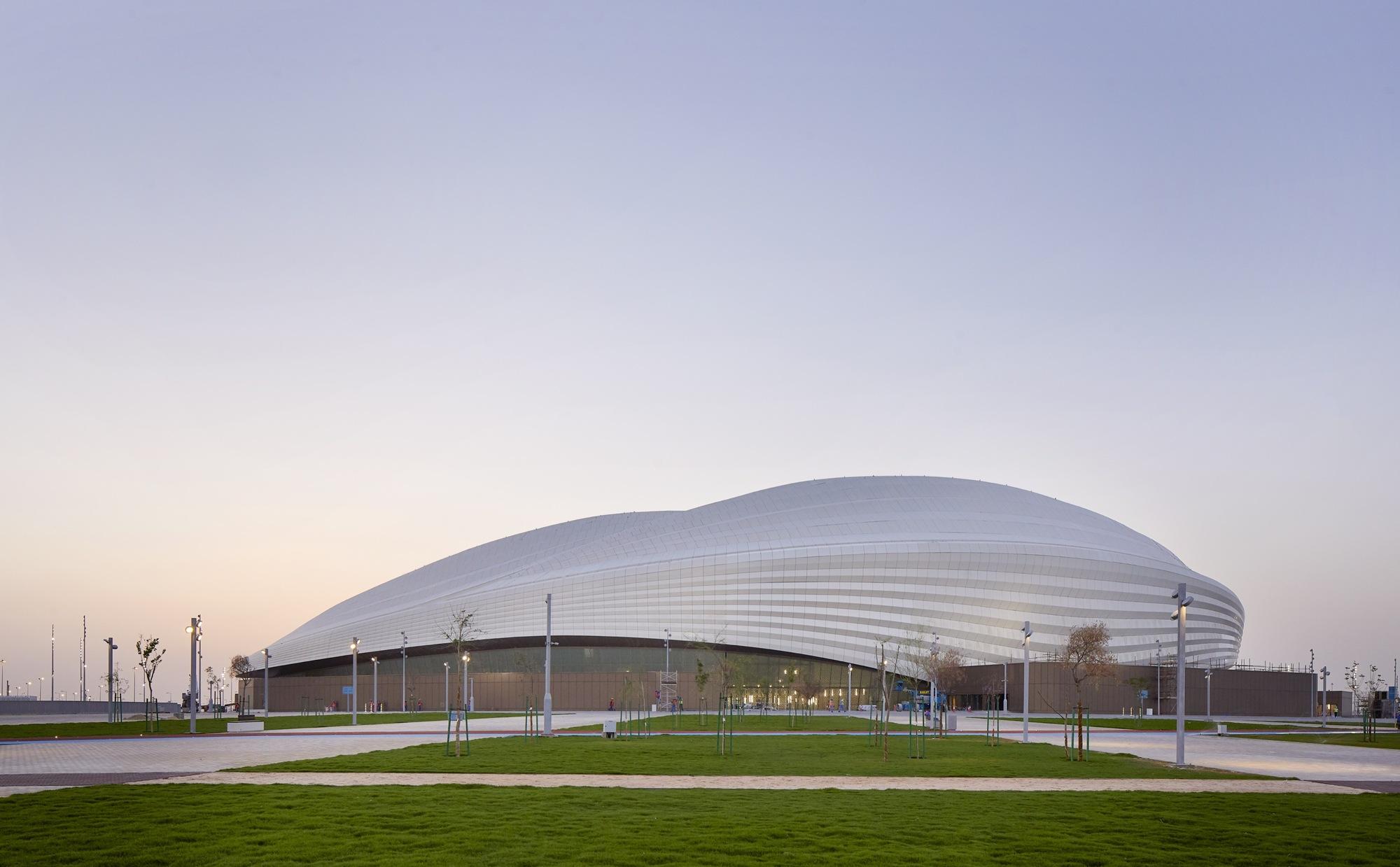 2000x1239 Zaha Hadid Architects' First 2022 Qatar World Cup Stadium Completed