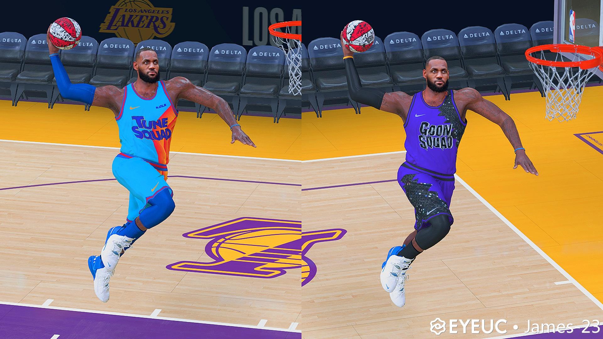 1920x1080 NBA 2K21 Space Jam 2 New Legacy Jersey Pack ( Tune Squad & Goon Squad) By James 23: NBA 2K22 Mods, Rosters & Cyberfaces