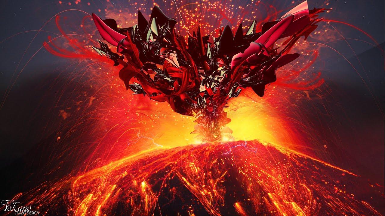 1280x720 Volcano Wallpaper