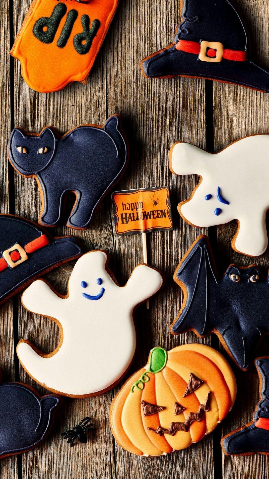 1080x1920 Halloween Food Wallpaper