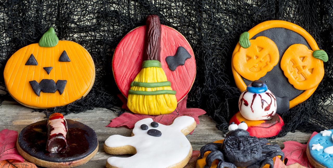 1280x646 Picture Halloween Food Cookies baking Holidays Design