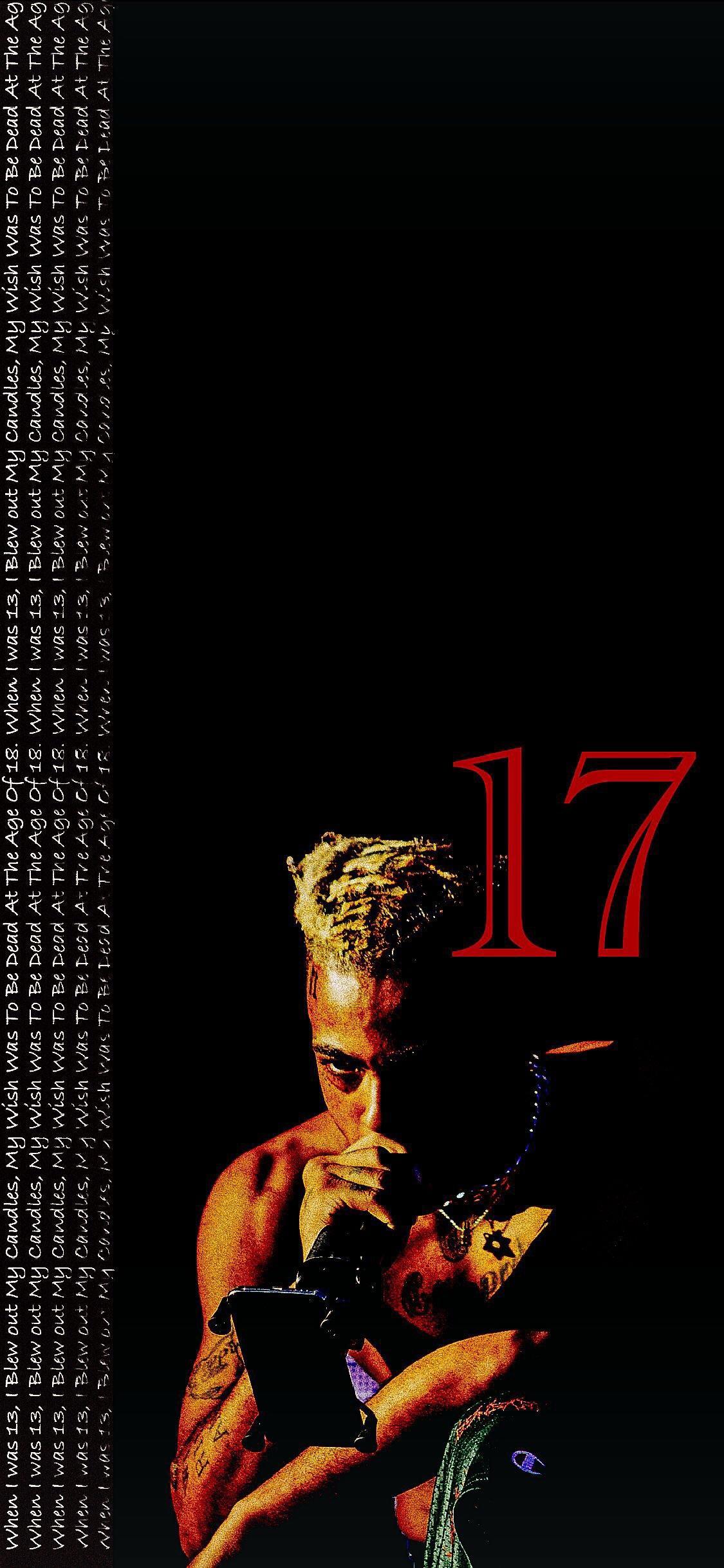 1125x2436 One of y'all posted a wallpaper of this, I just optimized it for iPhone X.: XXXTENTACION