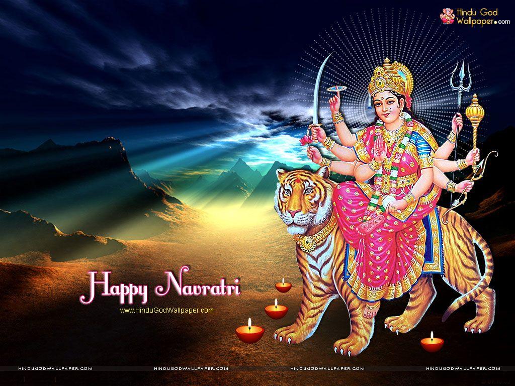 Happy Navratri Greetings Hd Wallpapers