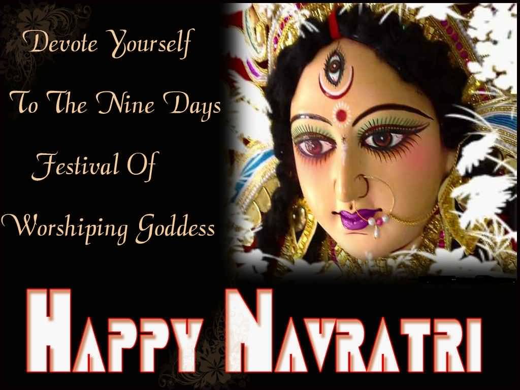 1024x768 Most Beautiful Happy Navratri 2016 Greeting Image And Photo