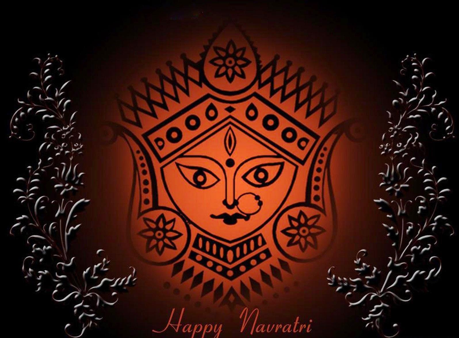 1596x1175 Happy Navratri 2014 Wallpaper and SMS