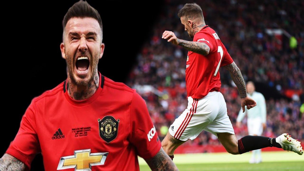 1280x720 David Beckham Vs Bayern Monachium Legends. Manchester United '99 5 0 Bayern Monachium