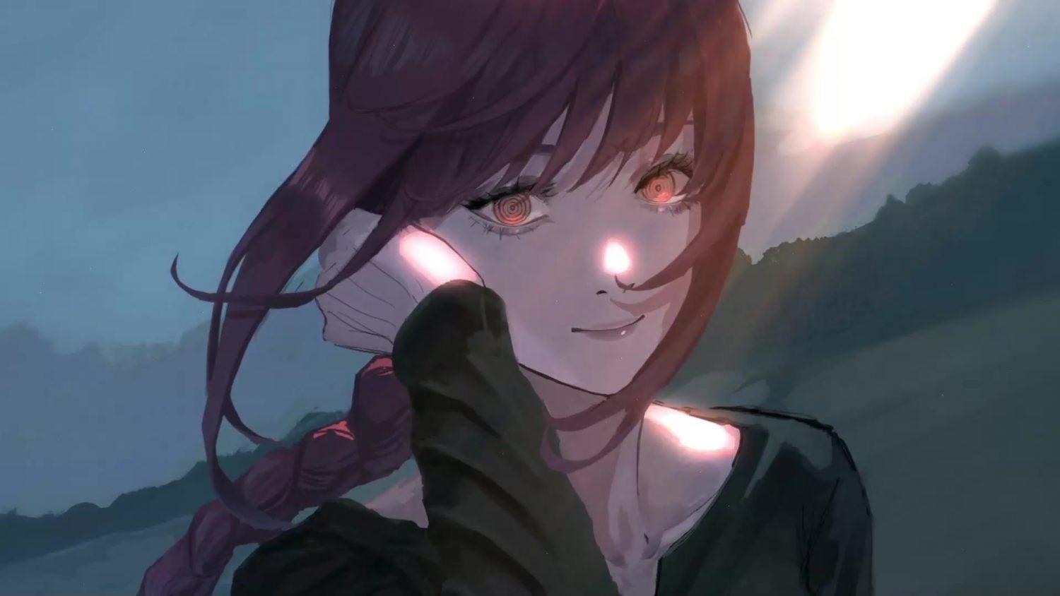1500x844 Makima Smile Chainsaw Man Live Wallpaper