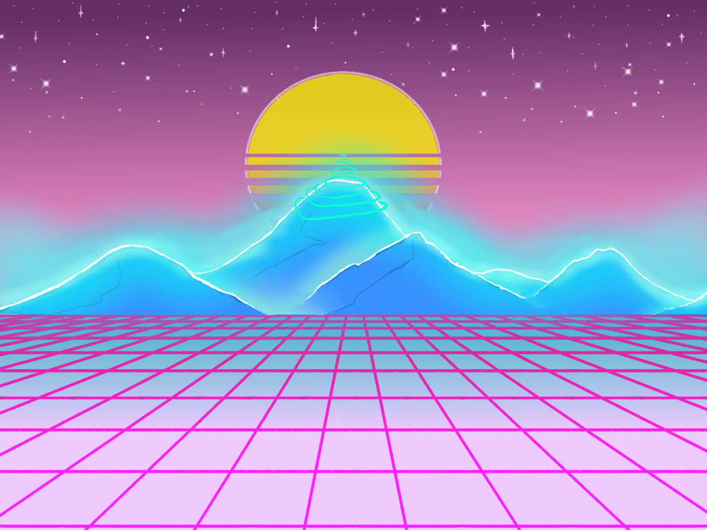 1024x768 Vaporwave Aesthetic Wallpaper