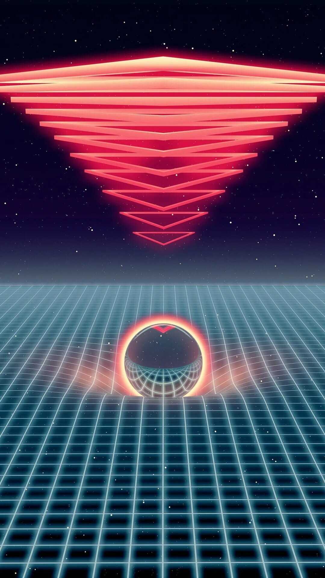 1080x1920 4K Vaporwave Wallpaper