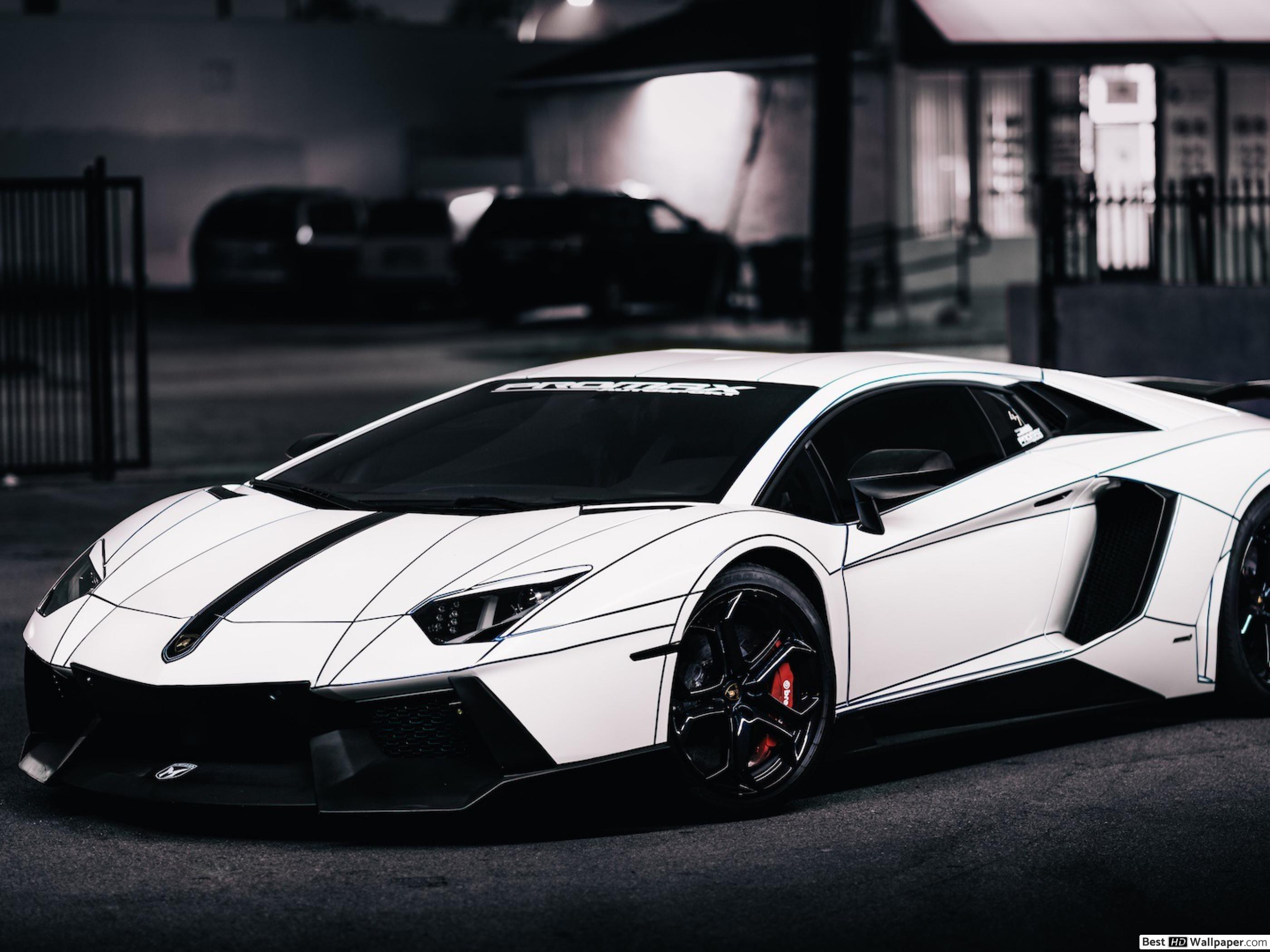 Black and White Lamborghini Wallpapers - Top Free Black and White ...