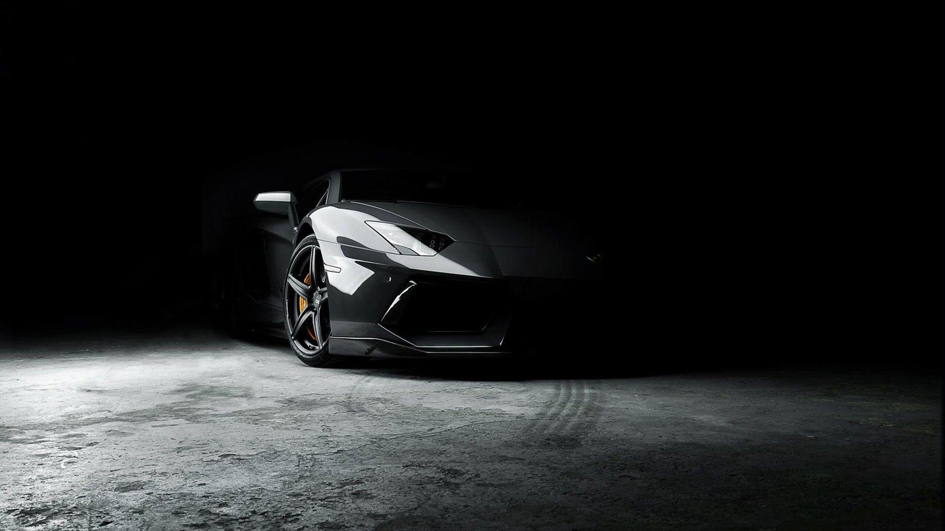 1920x1080 Black And White Lamborghini Wallpaper