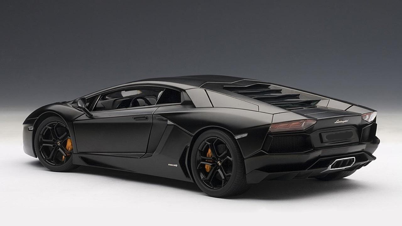 1280x720 Black Lamborghini wallpaper for Android