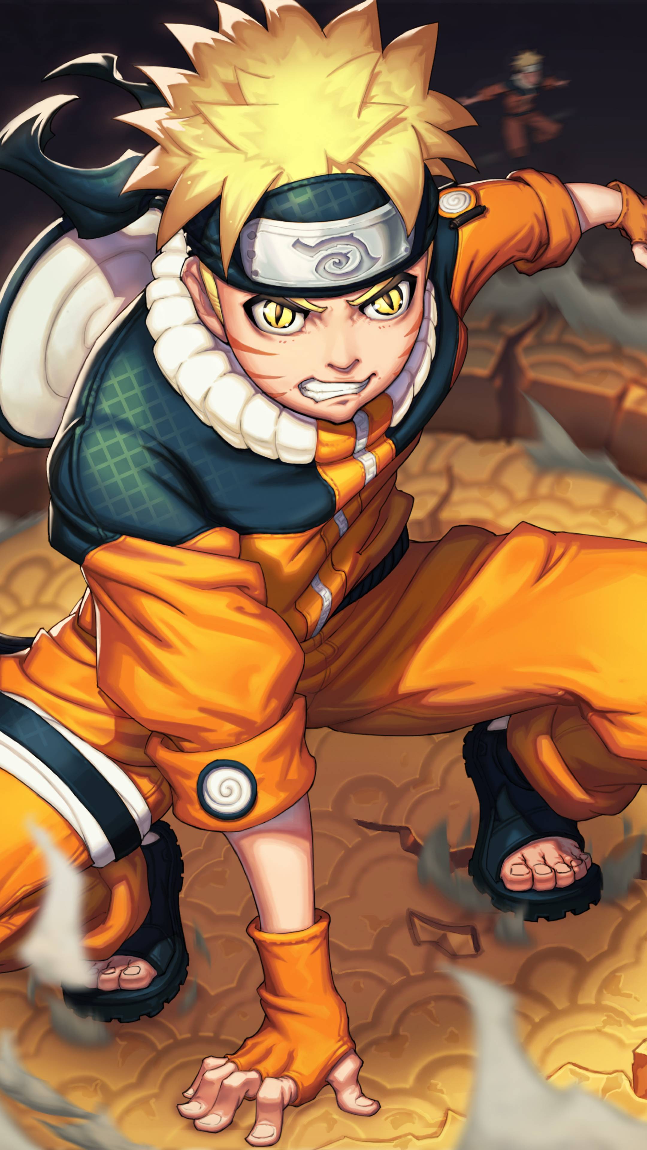 2160x3840 Naruto Uzumaki 4K Art Sony Xperia X, XZ, Z5 Premium Wallpaper, HD Anime 4K Wallpaper, Image, Photo and Background