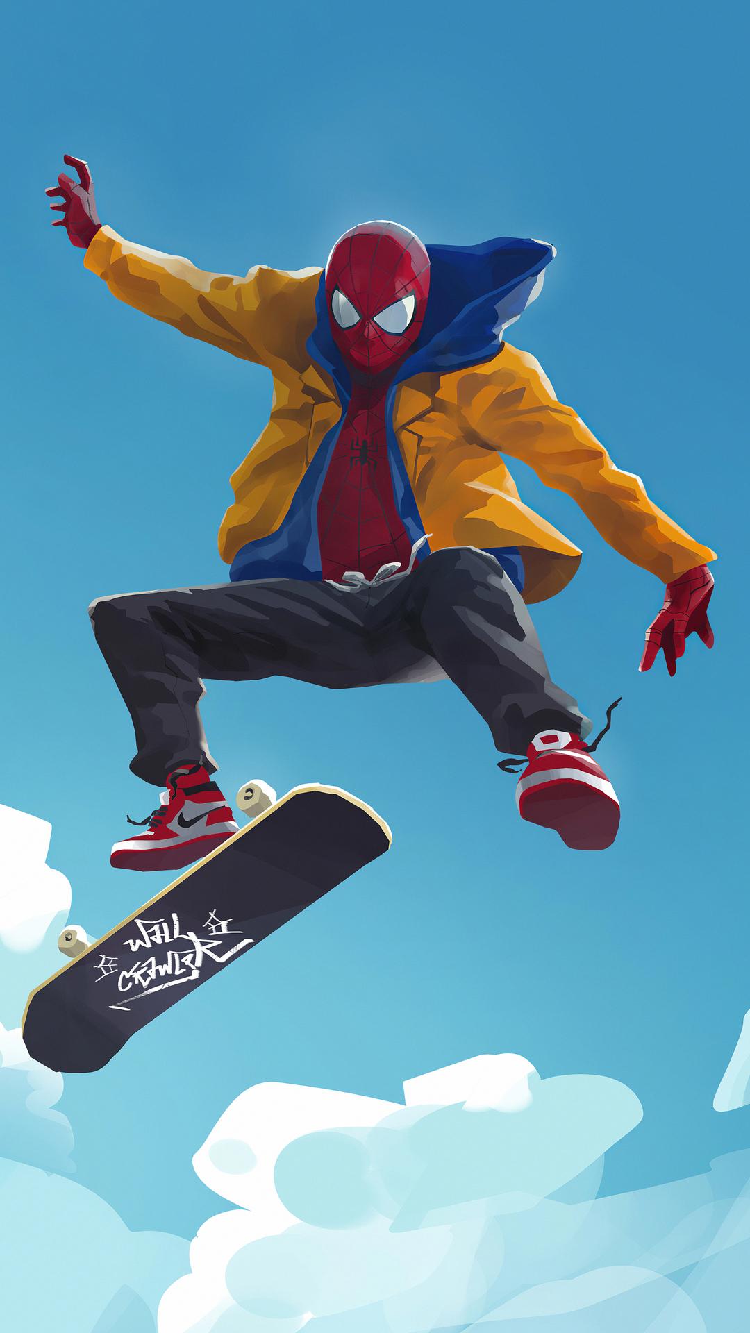 1080x1920 Spider Man Yellow Jacket iPhone 6s, 6 Plus, Pixel xl , One Plus 3t, 5 HD 4k Wallpaper, Image, Background, Photo and Picture
