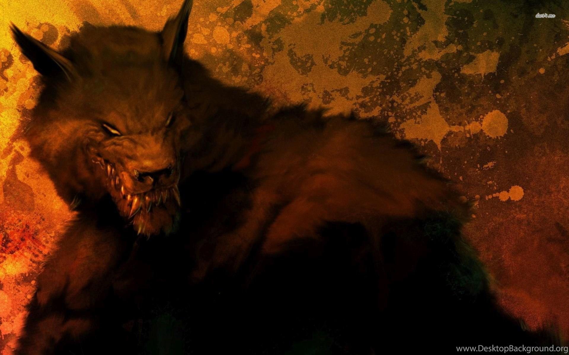 1920x1200 Scary Werewolf Wallpaper Fantasy Wallpaper Desktop Background