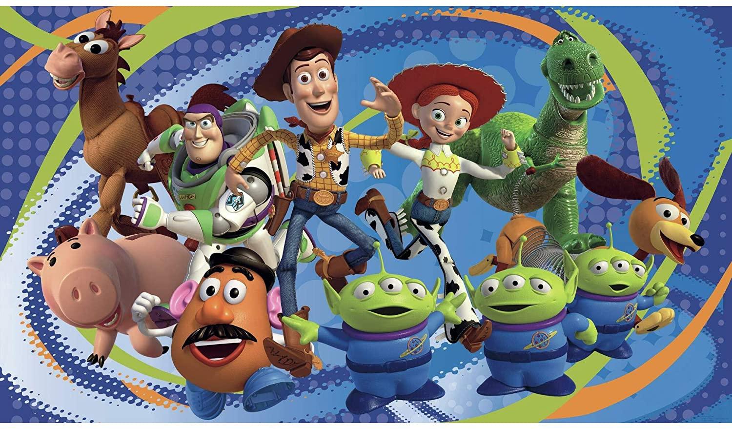 1500x879 RoomMates JL1204M Toy Story 3 Spray and Stick Removable Wall Mural.5 ft. x 6 ft. : Everything Else