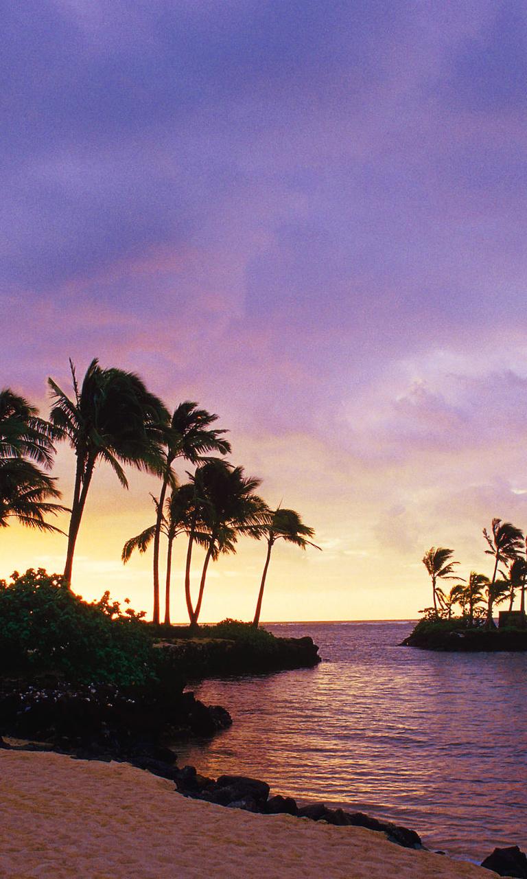 768x1280 The inspiring wallpaper of the Wai'alae Beach, Honolulu, Hawaii