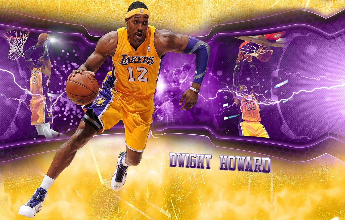 1332x850 Wallpaper wallpaper, sport, basketball, NBA, player, Los Angeles Lakers, Dwight Howard image for desktop, section спорт