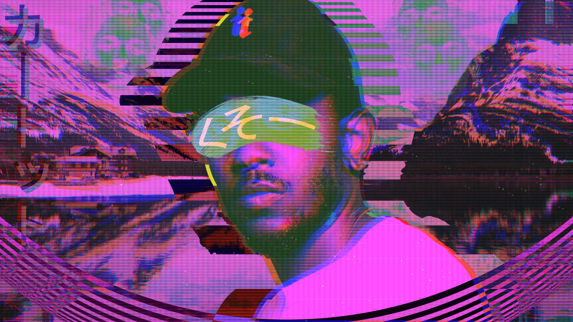 1920x1080 Kendrick Lamar Vaporwave Ish Wallpaper [1980x1080] [OC]. Vaporwave Aesthetic, Vaporwave Art, Album Design