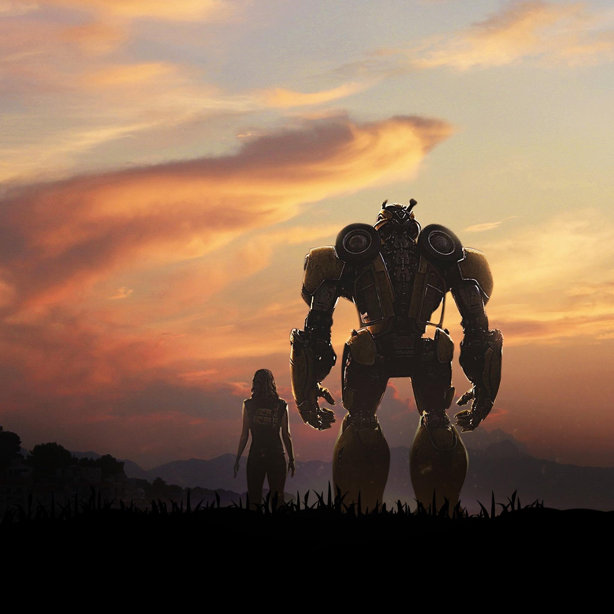 2048x2048 Wallpaper 4k Bumblebee 2018 Movie 4K Wallpaper