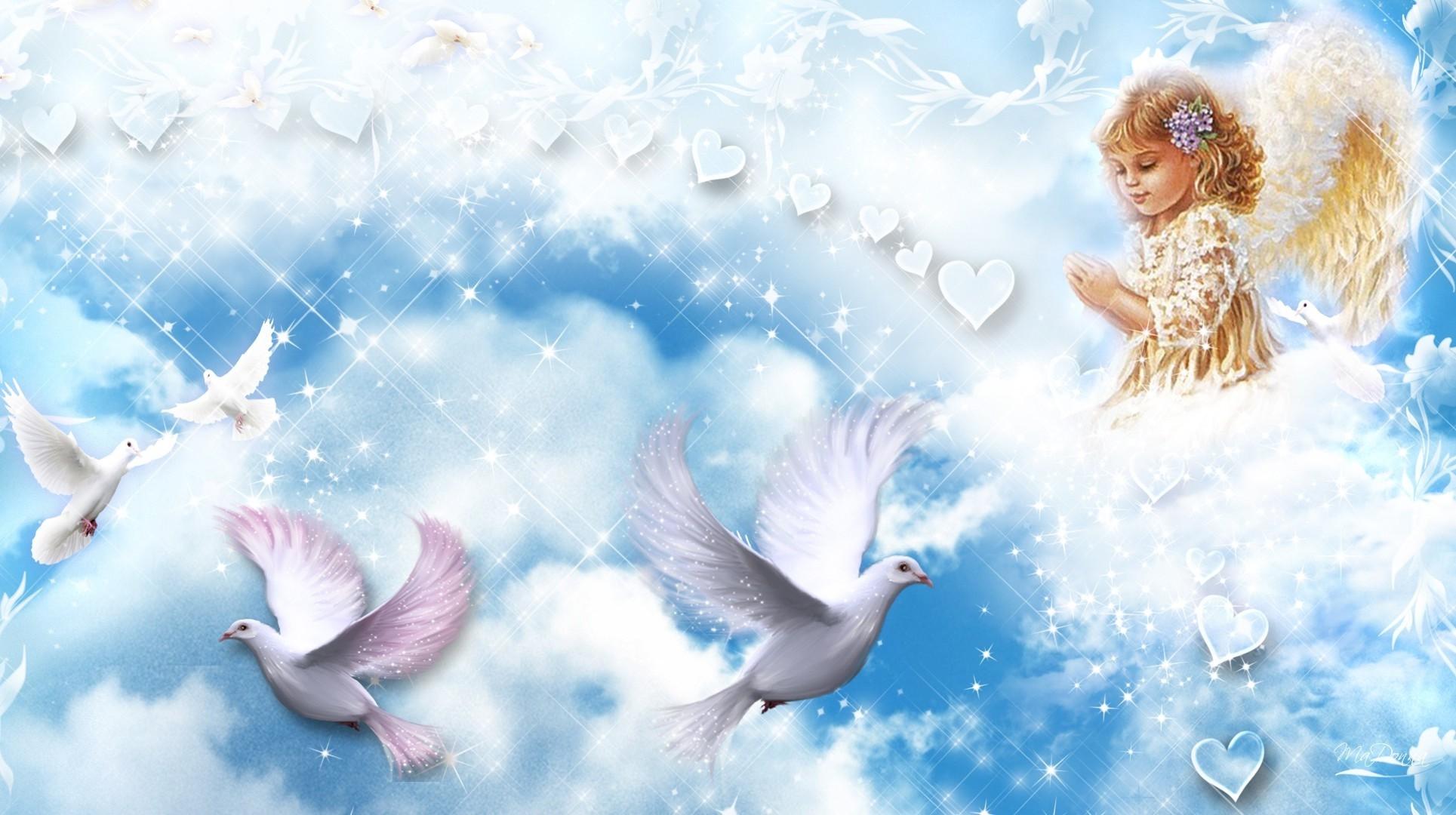 1929x1080 Wallpaper Baby Angels