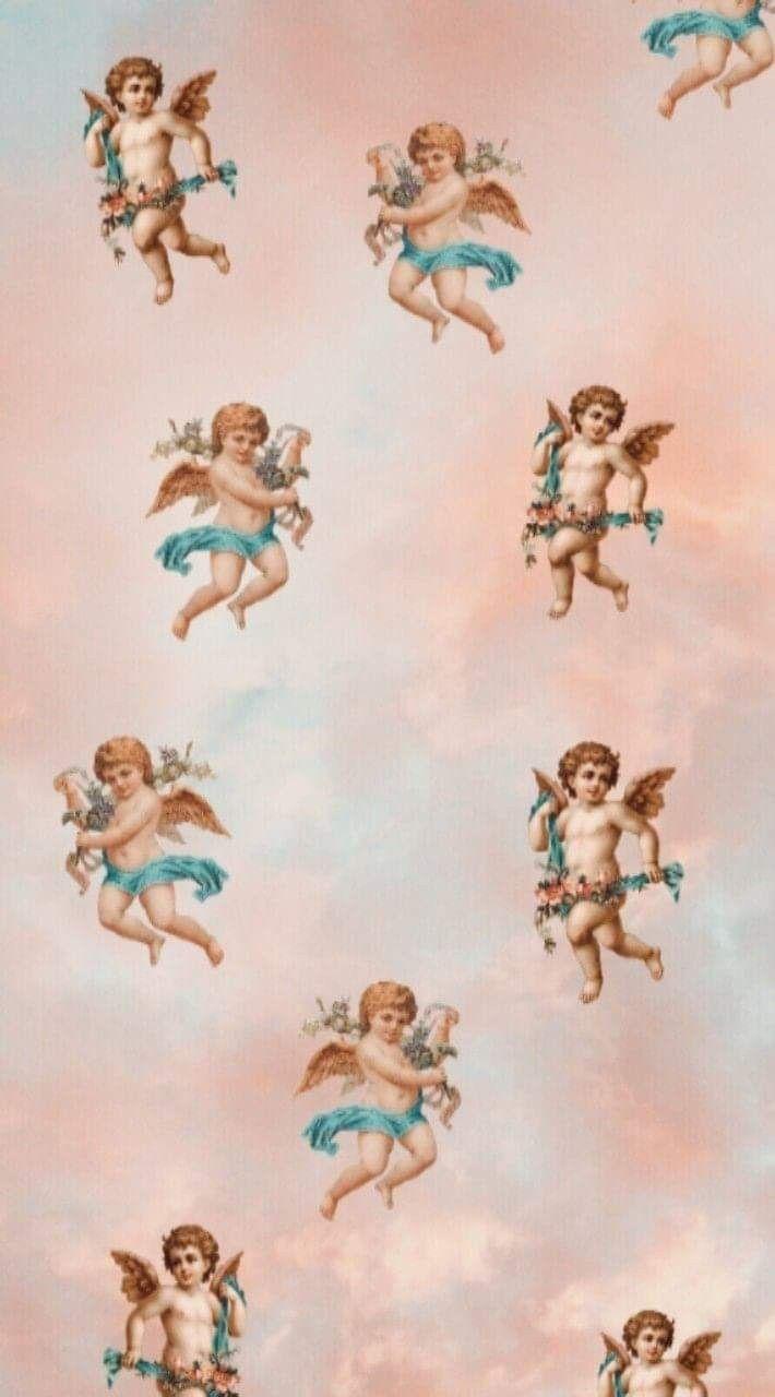 710x1280 My Baby Angels. Angel wallpaper, Angel art, Art wallpaper