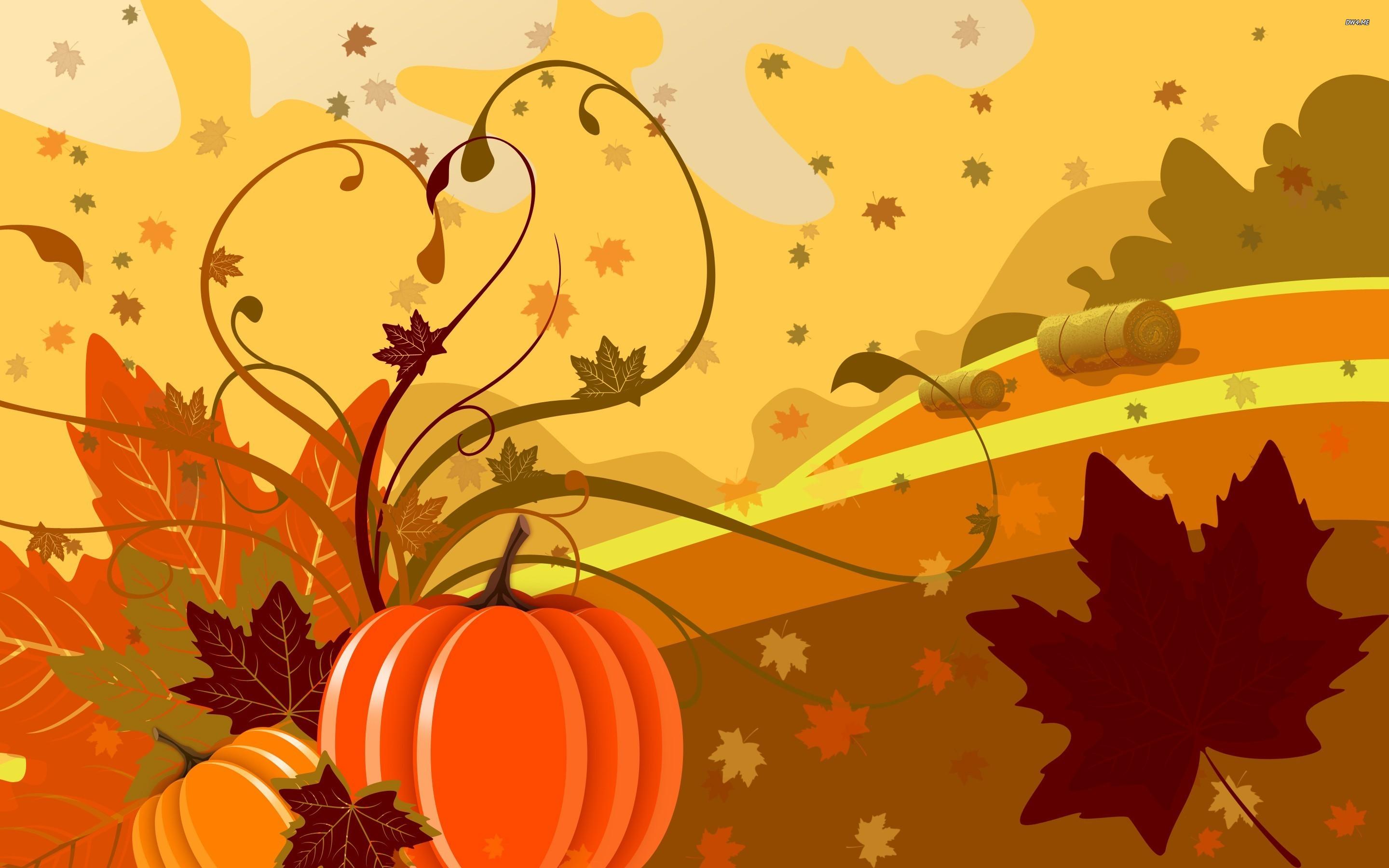 2880x1800 Free download Pumpkin and leaves wallpaper Digital Art wallpaper 1864 [2880x1800] for your Desktop, Mobile & Tablet. Explore Autumn Pumpkins Desktop Wallpaper. Thanksgiving Desktop Wallpaper, Download Free Wallpaper and