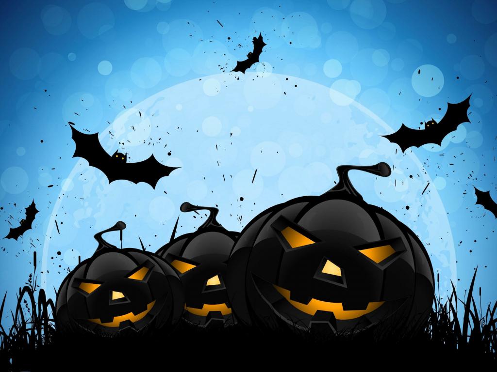 1024x768 Desktop wallpaper pumpkin, halloween, digital art, HD image, picture, background, ecd6d1