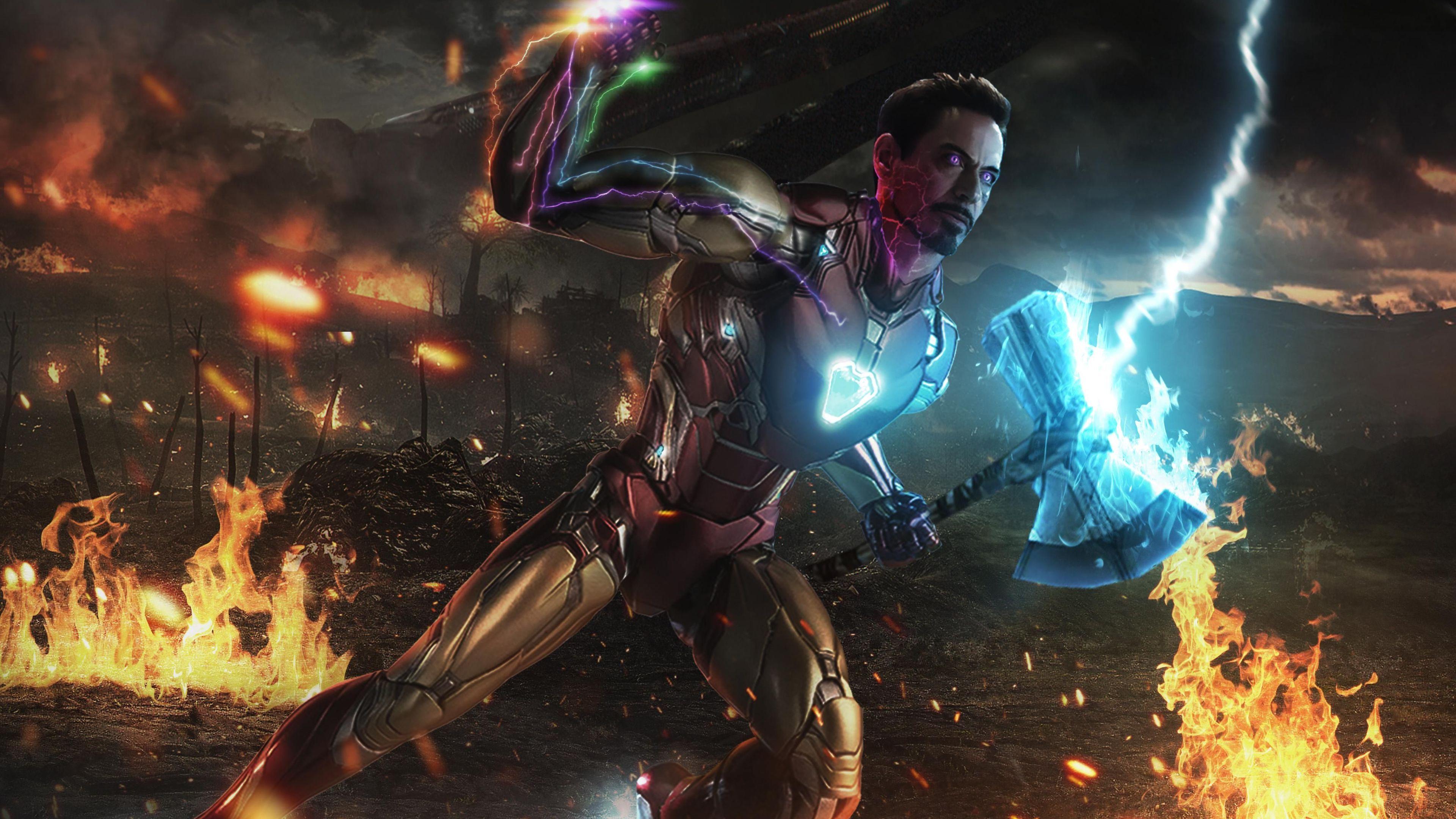 3840x2160 Iron Man Stormbreaker With Infinity Gauntlet Superheroes Wallpaper, Iron Man Wallpaper, Hd Wall. Iron Man HD Wallpaper, Iron Man Wallpaper, 4k Wallpaper For Pc