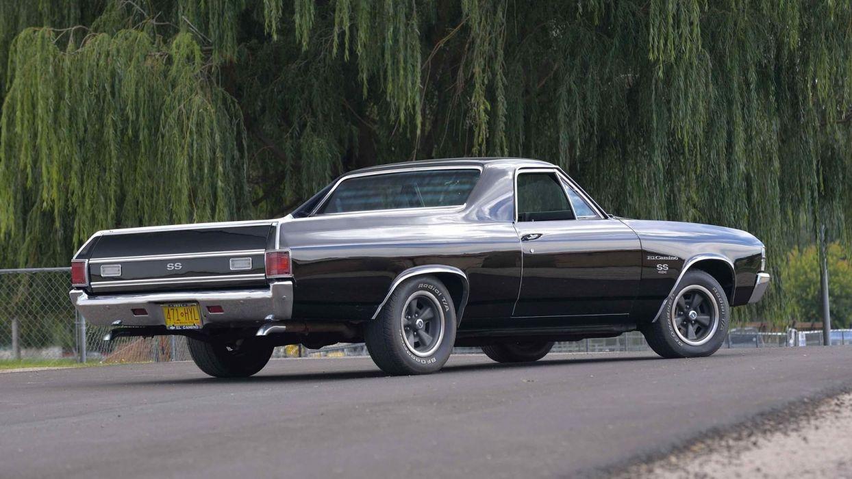 1244x700 CHEVROLET EL CAMINO Pickup Cars Black (ss) Wallpaperx936