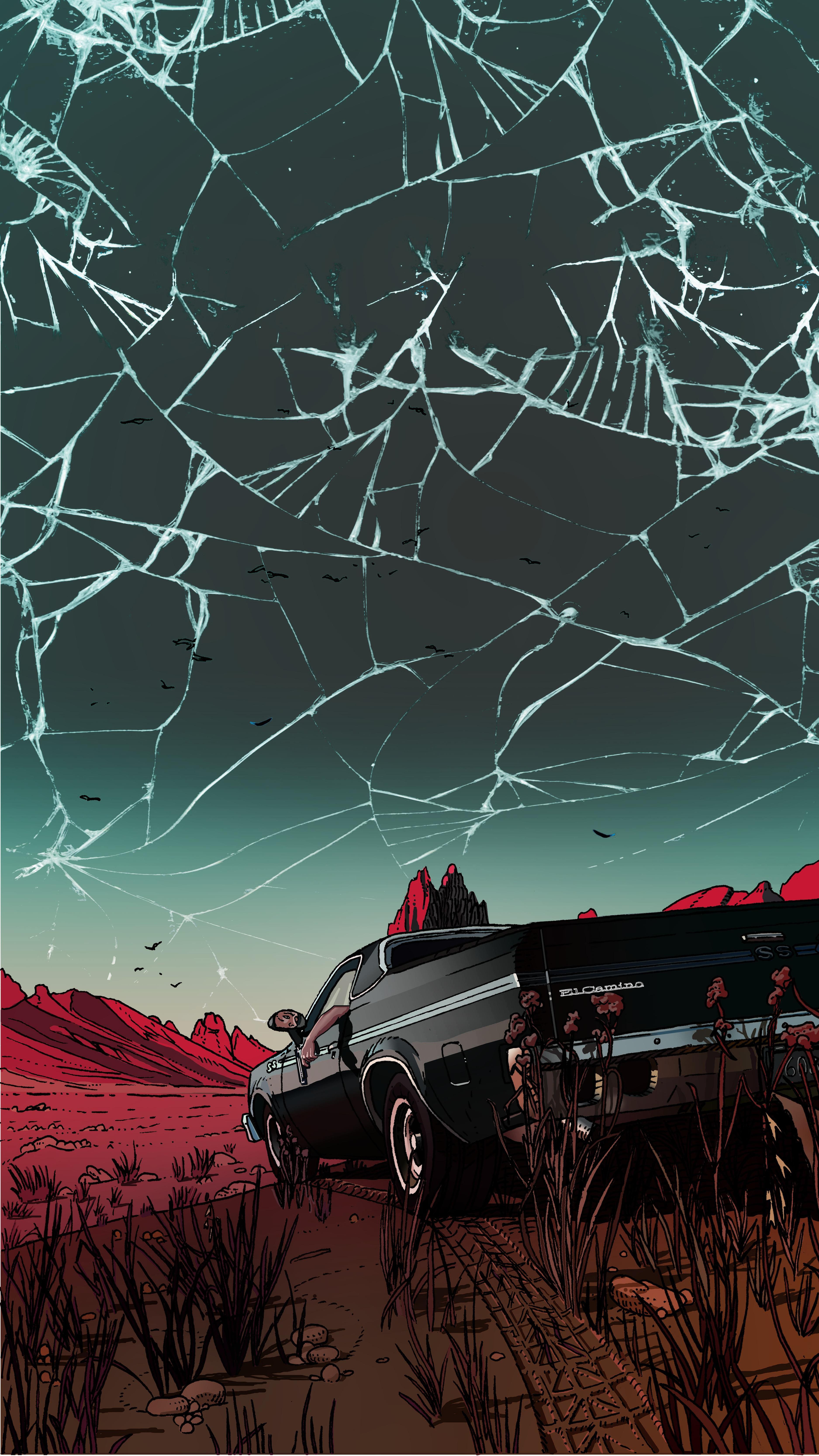 3750x6666 Recolored an El Camino wallpaper I saw on here.: breakingbad