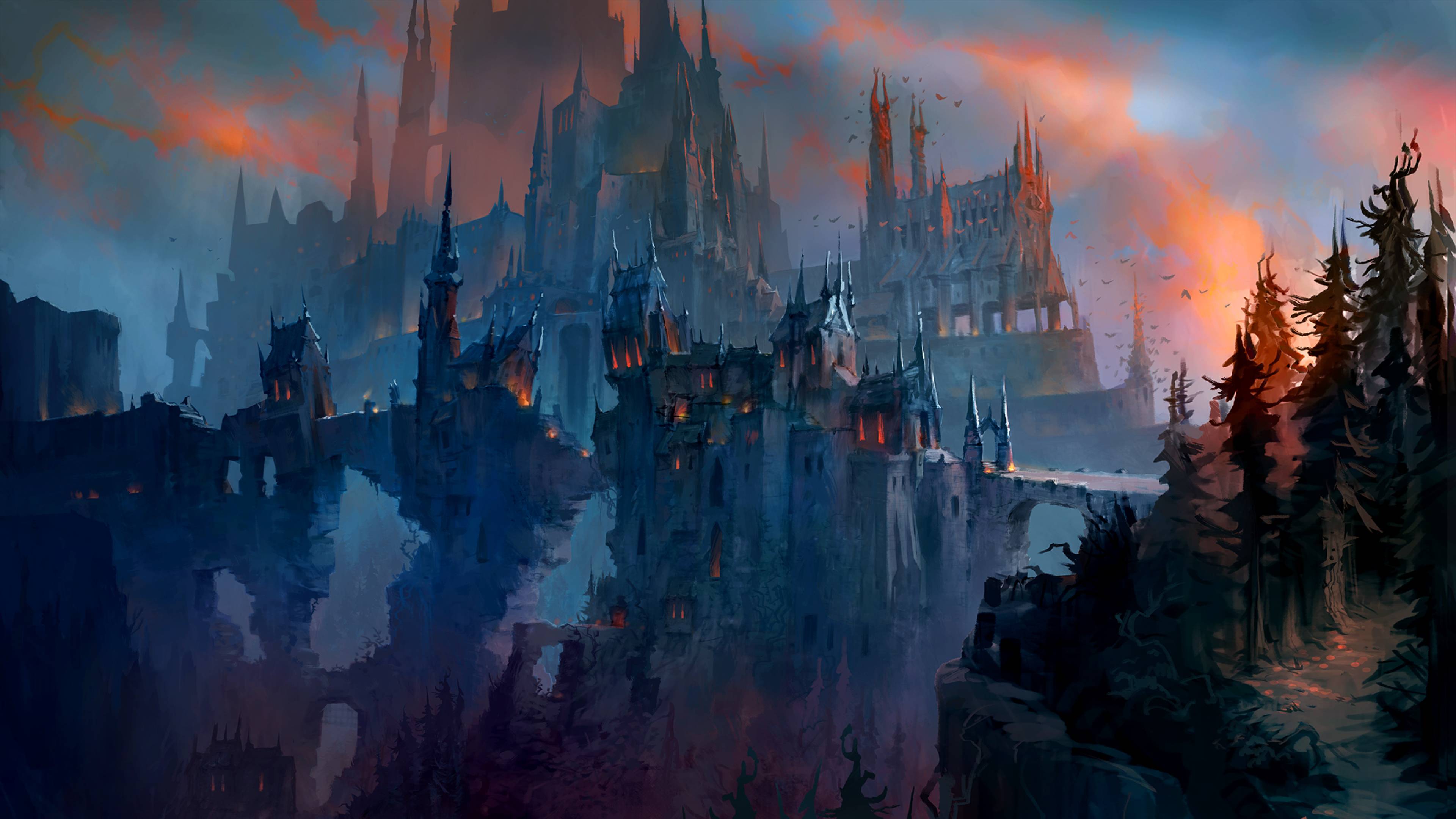 3840x2160 Revendreth WoW Shadowlands 4K Wallpaper, HD Games 4K Wallpaper, Image, Photo and Background