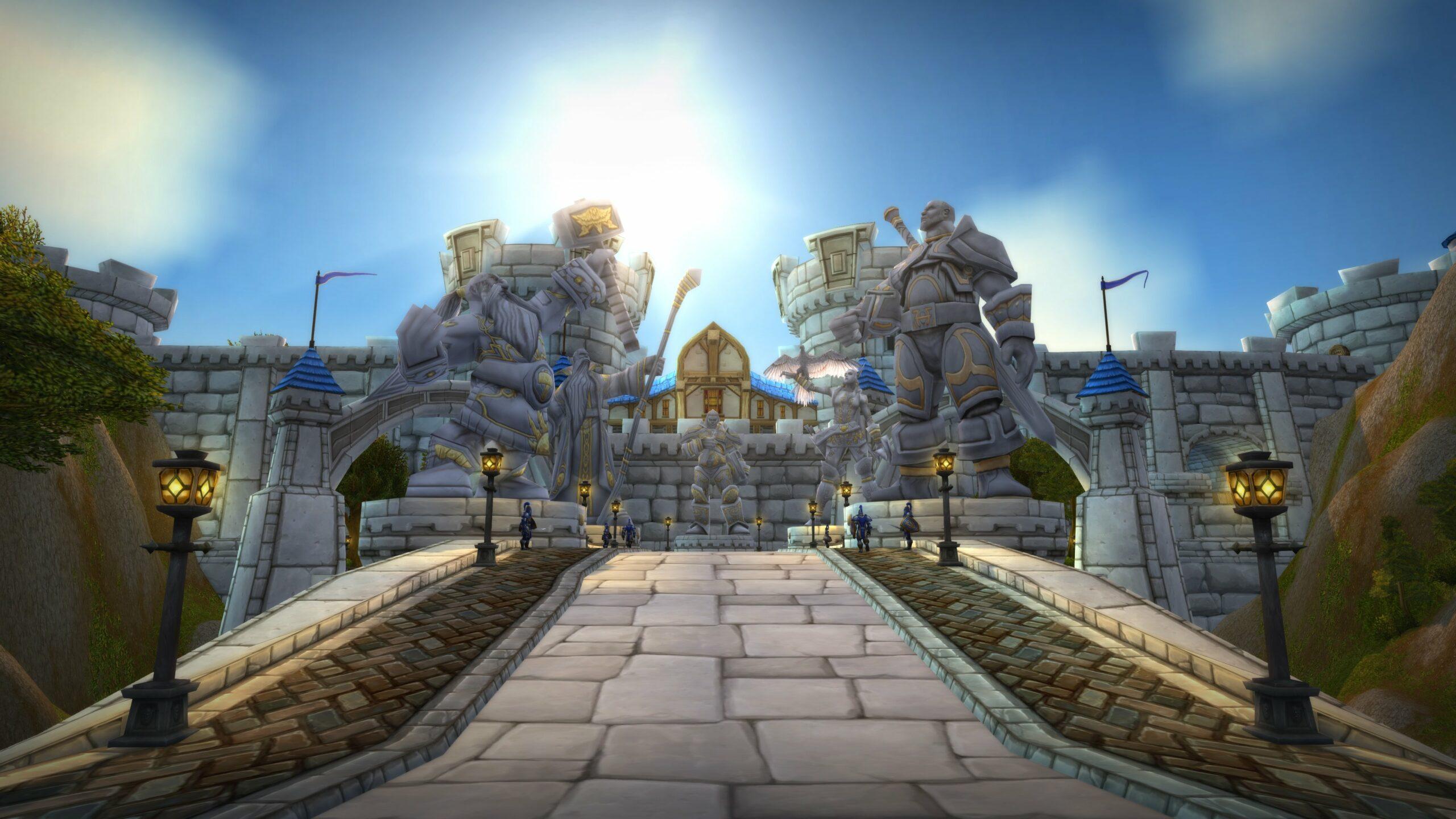 2560x1440 Blizzard releases 4K World of Warcraft background for new and classic areas