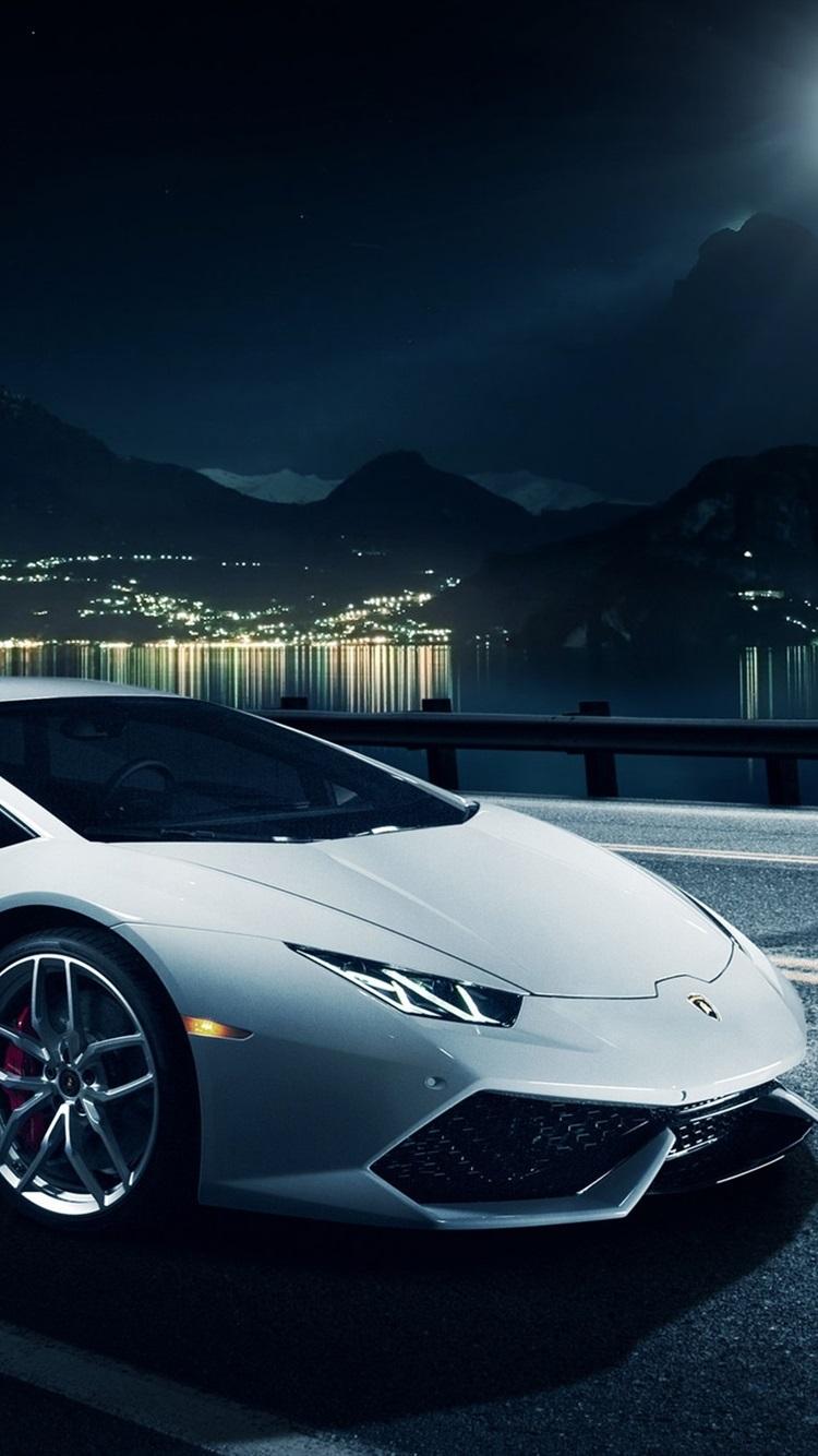 750x1334 IPhone Wallpaper White Lamborghini Huracan Lp610 4 Huracan Lp 610 4 4k