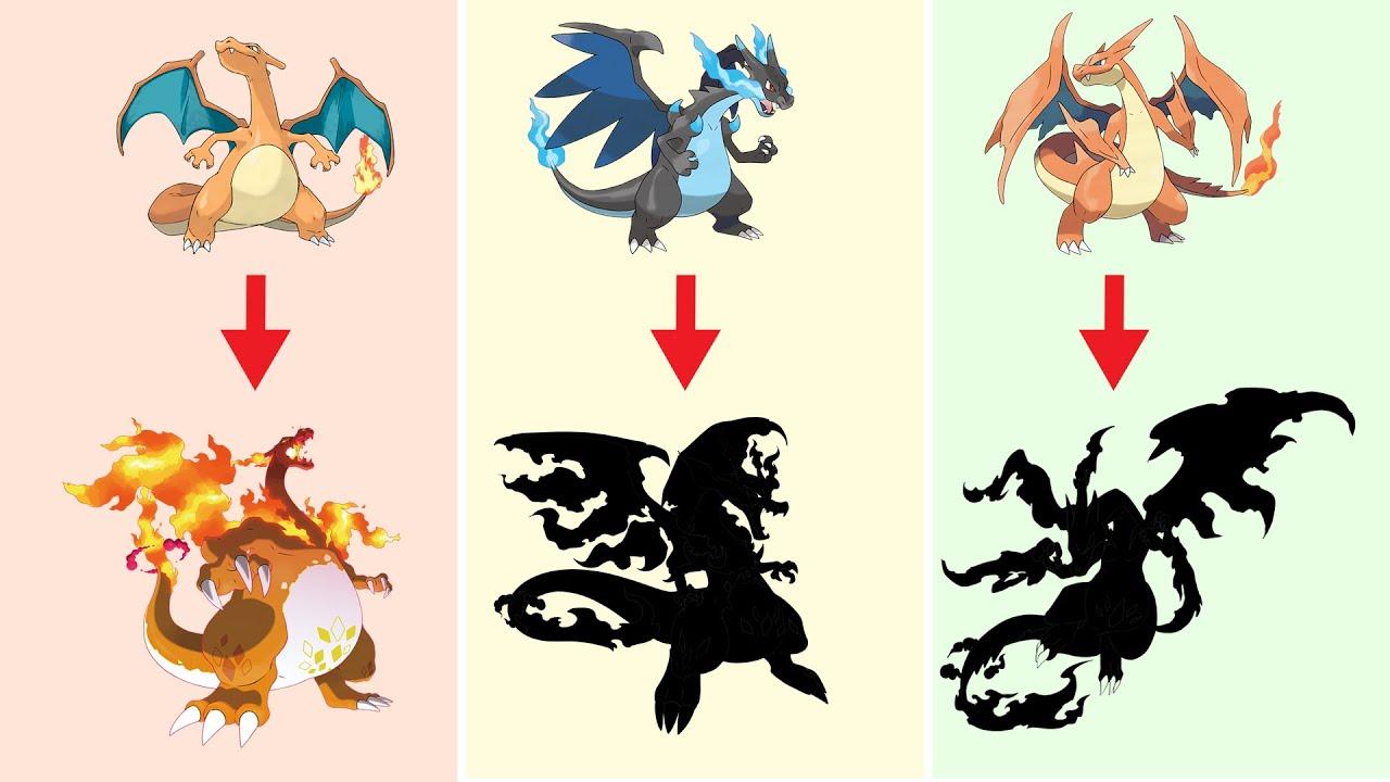 1280x720 Gigantamax Mega Charizard X And Y