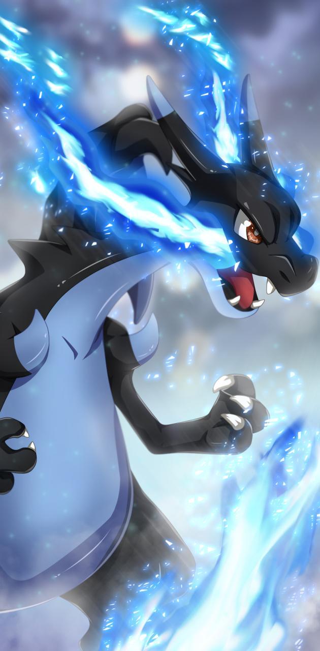 630x1280 Mega Charizard X wallpaper