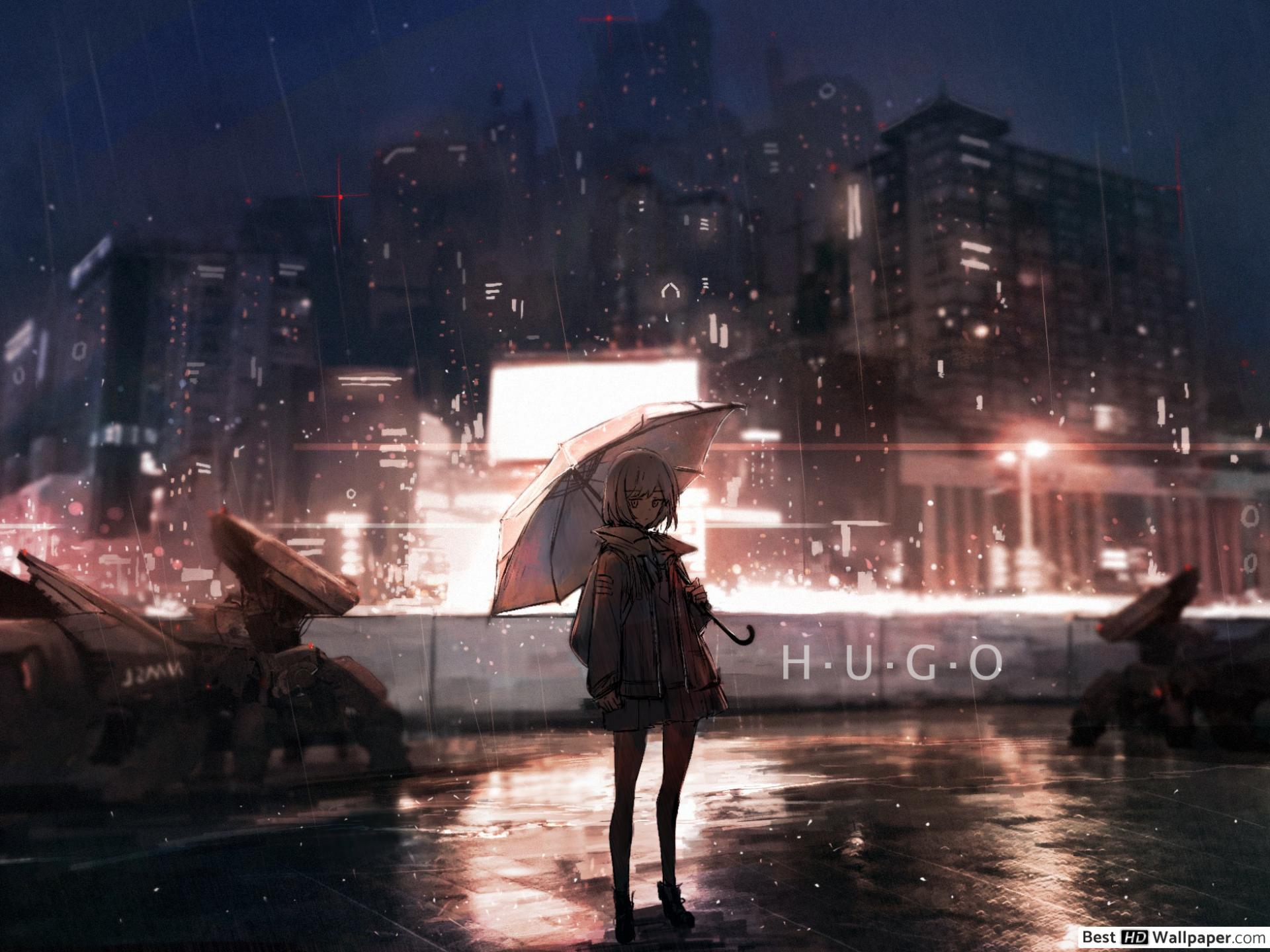Anime Rainy City Wallpapers - Top Free Anime Rainy City Backgrounds ...